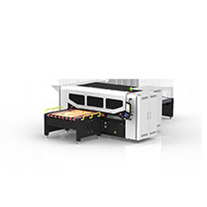 M&aacute;quina de impress&atilde;o digital ondulada de alta resolu&ccedil;&atilde;o autom&aacute;tica em linha reta para impressora a jato de tinta
